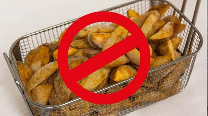 Don‘t overload your frying basket!